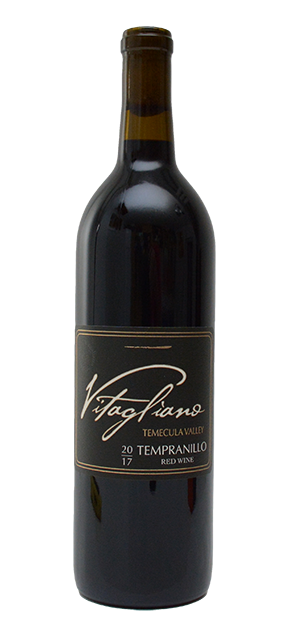 Tempranillo Red Wine 2017 Vitagliano Temecula Valley.png