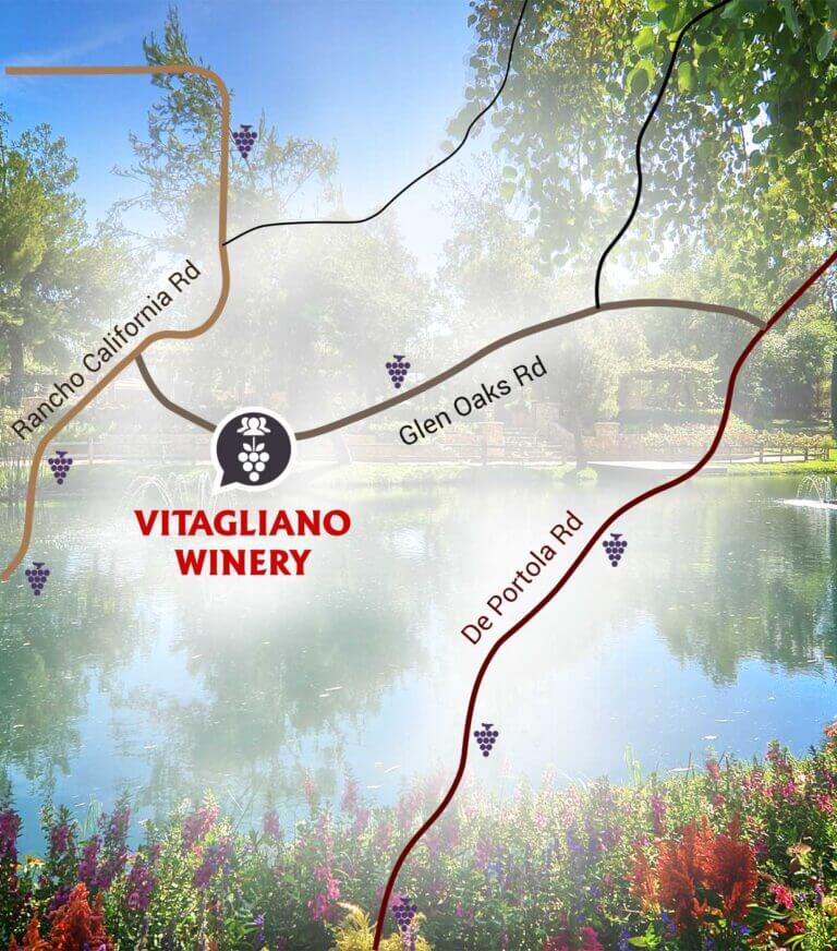 Vitagliano winery map